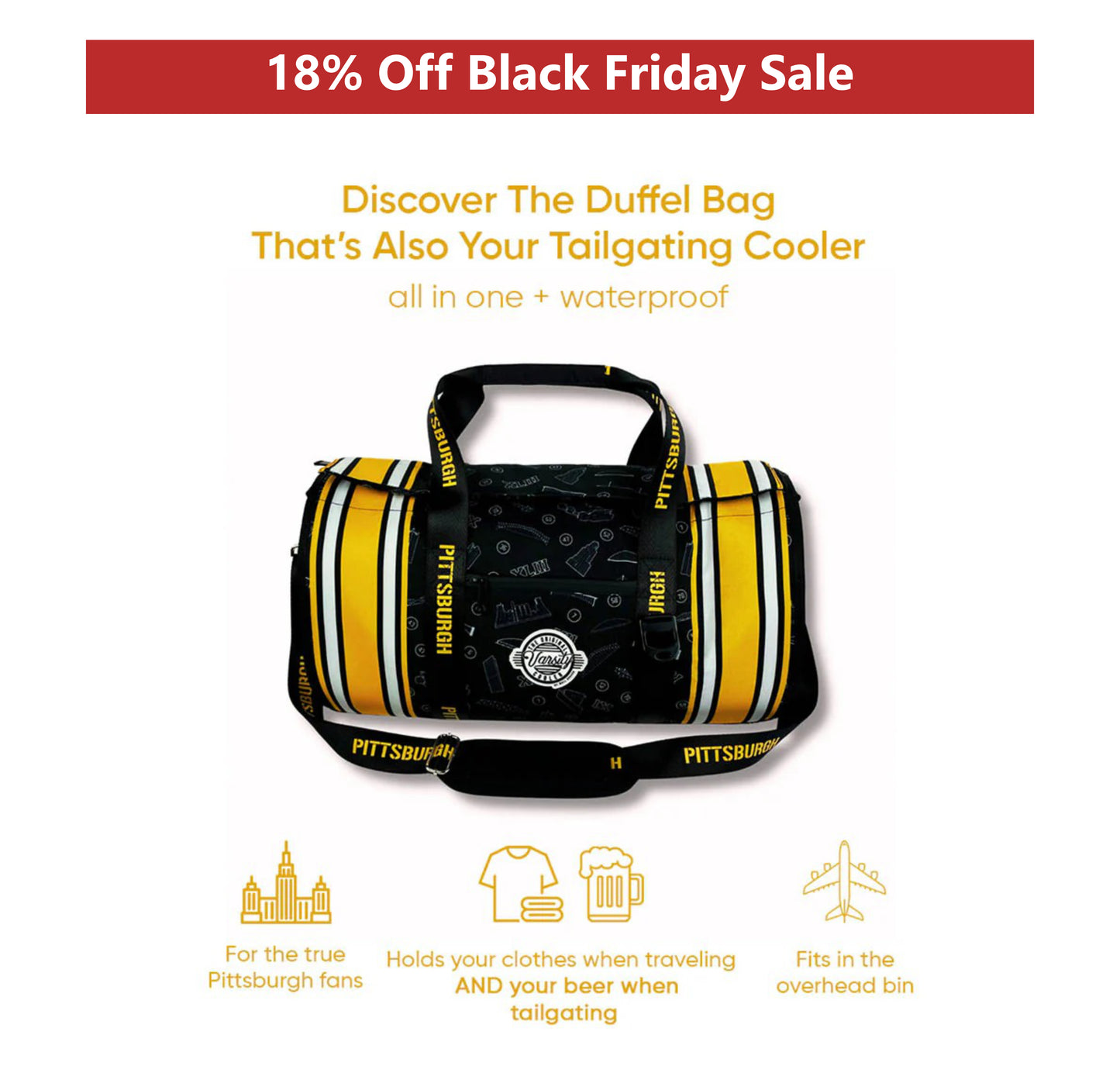 Pittsburgh Duffle Cooler