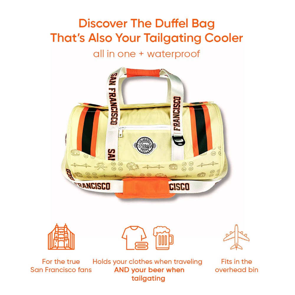 San Francisco Baseball Duffel Cooler