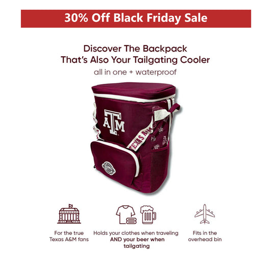 Texas A&M University Backpack Cooler