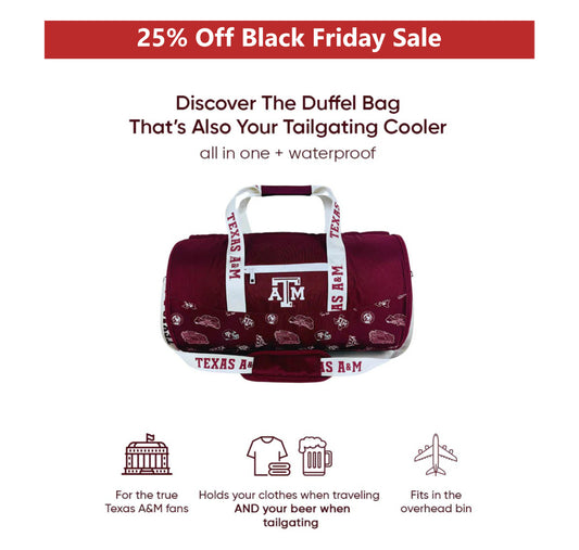 Texas A&M University Duffel Cooler
