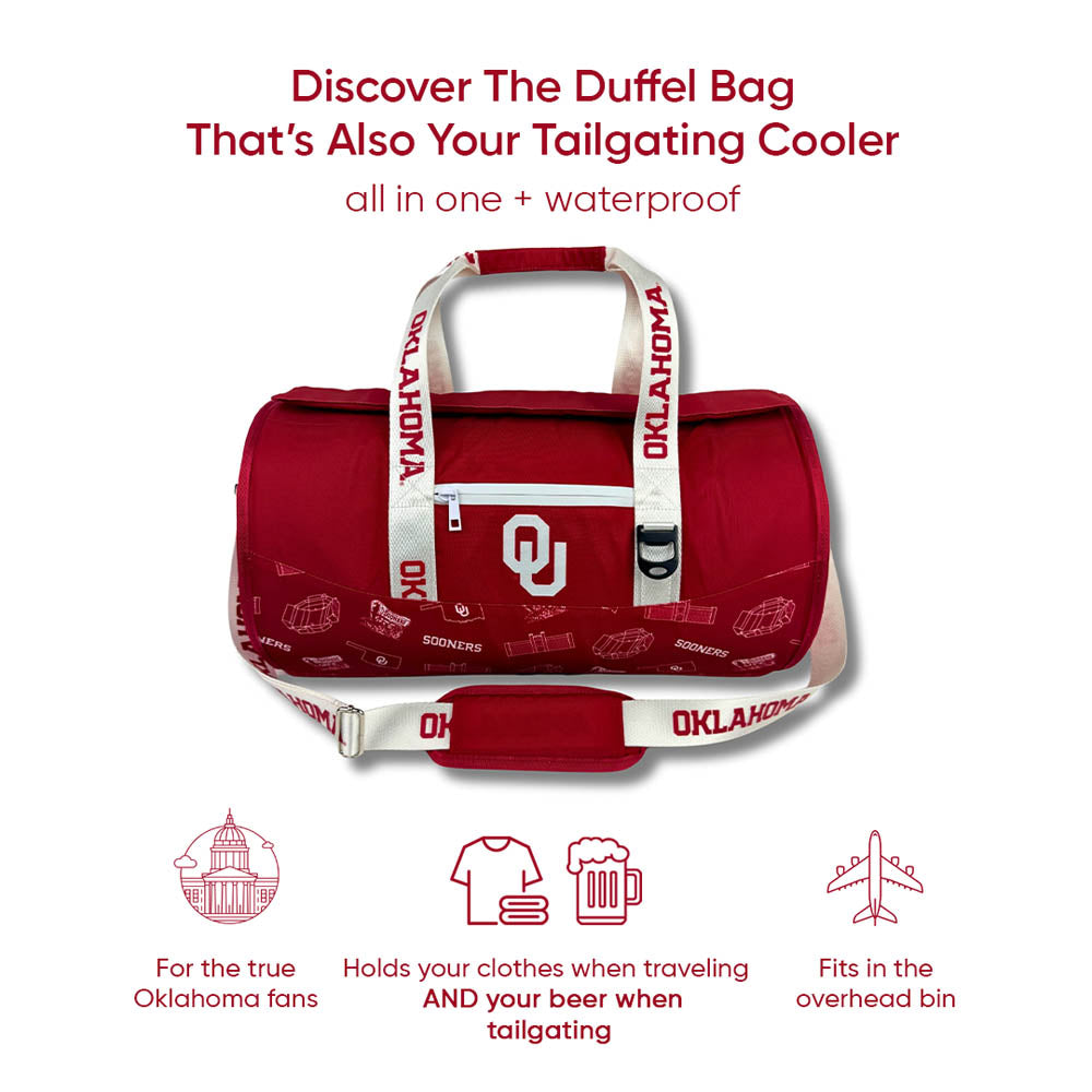 University of Oklahoma Duffel Cooler