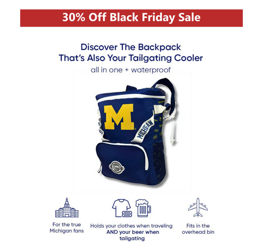 University of Michigan Backpack Cooler