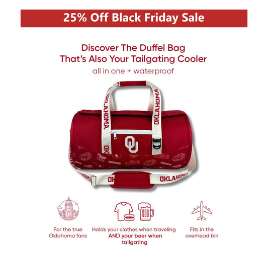 University of Oklahoma Duffel Cooler