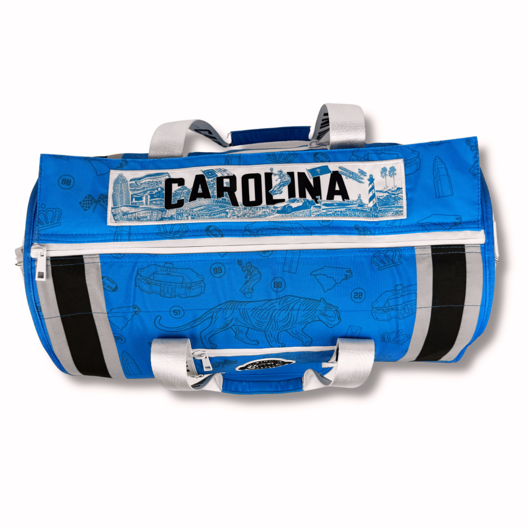 Carolina panthers duffle bag on sale