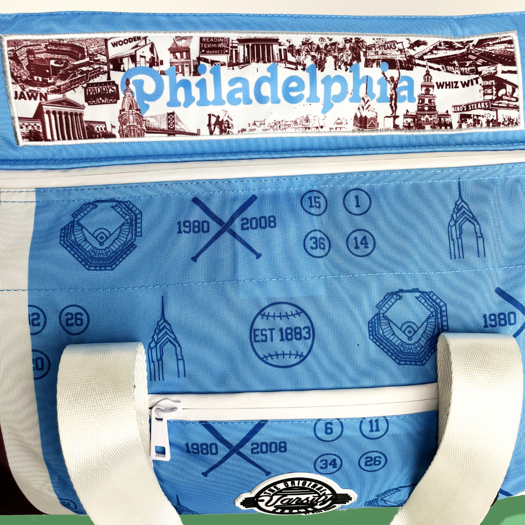 Philadelphia Baseball Duffel Cooler – Retro Colors & 30 Can Philadelphia Baseball Duffel Cooler – Retro Colors & 30 Can