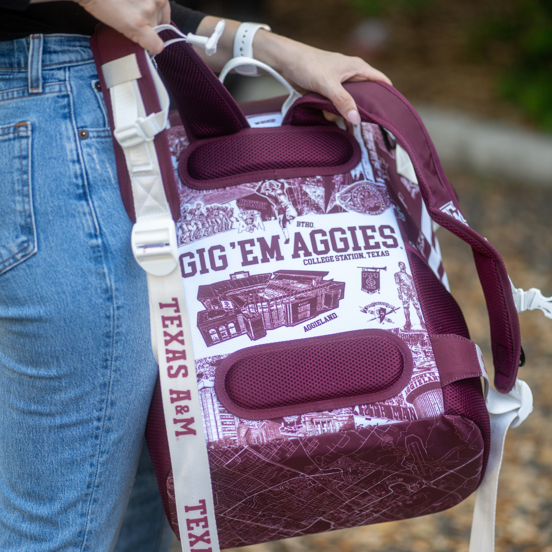 Texas A&M University Backpack Cooler