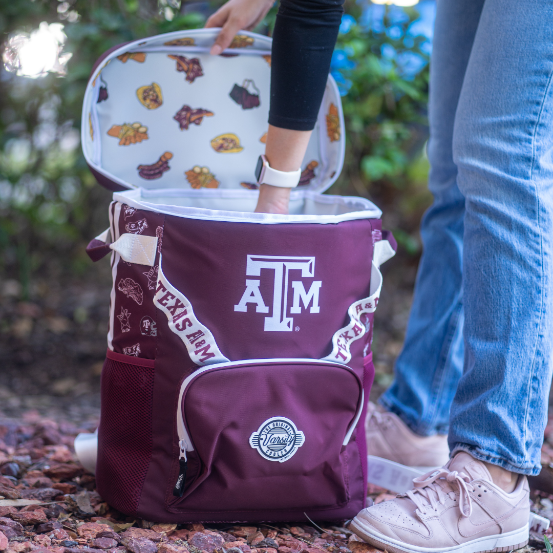 Texas A&M University Backpack Cooler