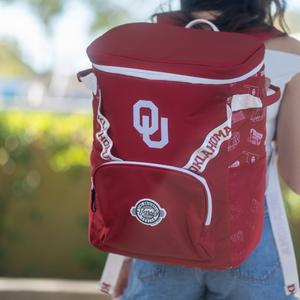Girl-Wearing-University-of-Oklahoma-Backpack-Cooler