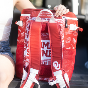 Functional-University-of-Oklahoma-Backpack-Cooler