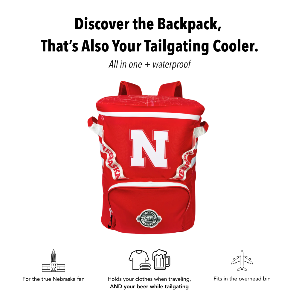 University of Nebraska Backpack Cooler